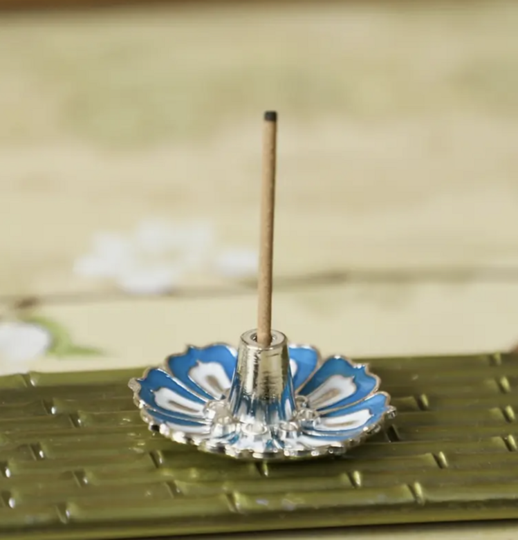 Lotus İnci Çubuk Tütsülük (mavi)