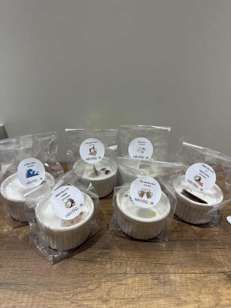 Sufle Kabı Soya mumu (model yuvarlak)