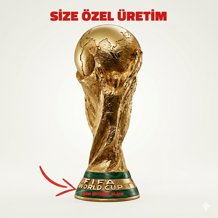 FİFA WORLD CUP ÖZEL İSİM BASKILI 23 cm