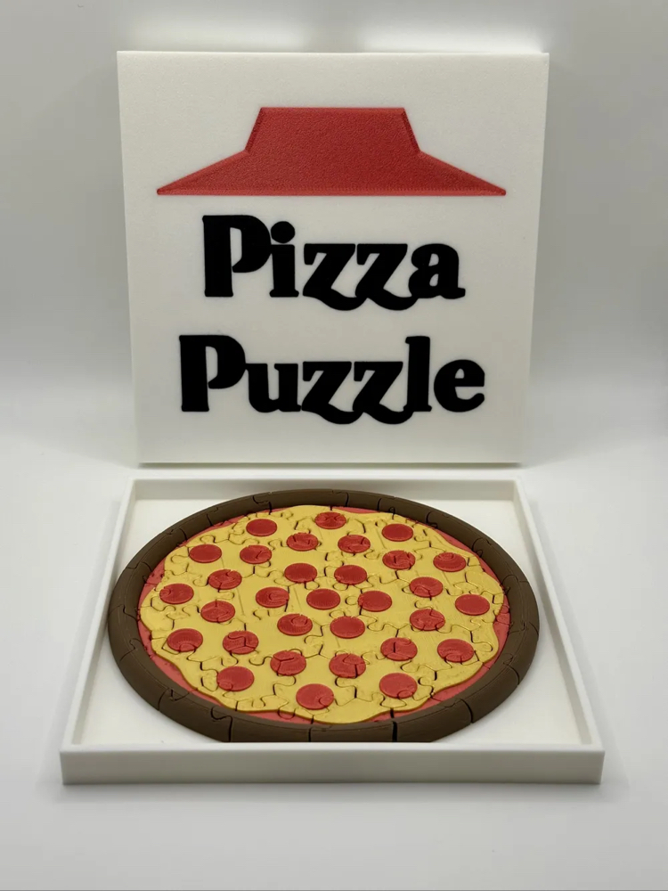 Pizza Puzzle 3D Yapboz | Eğlenceli Pizza Şeklinde Puzzle Oyunu