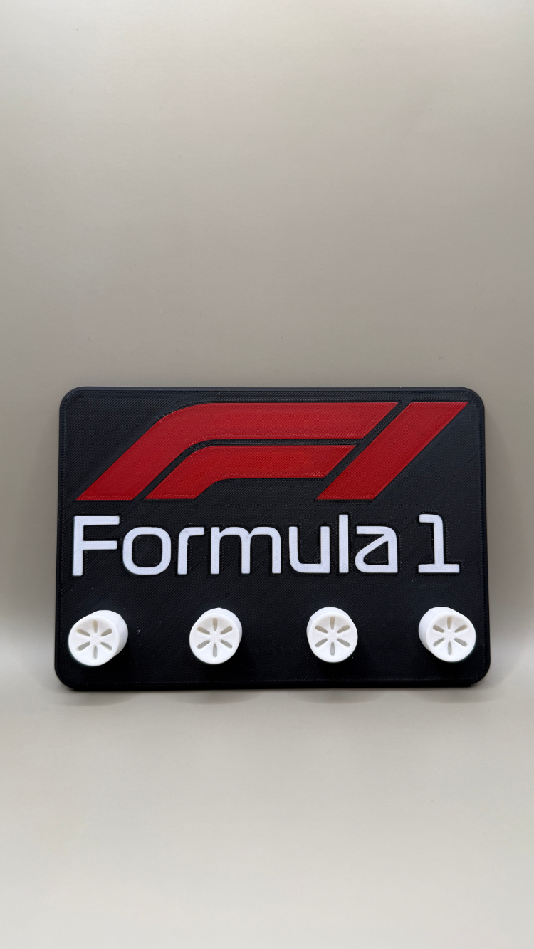 FORMULA 1 TEMALI DEKORATİF ANAHTAR ASKILIĞI