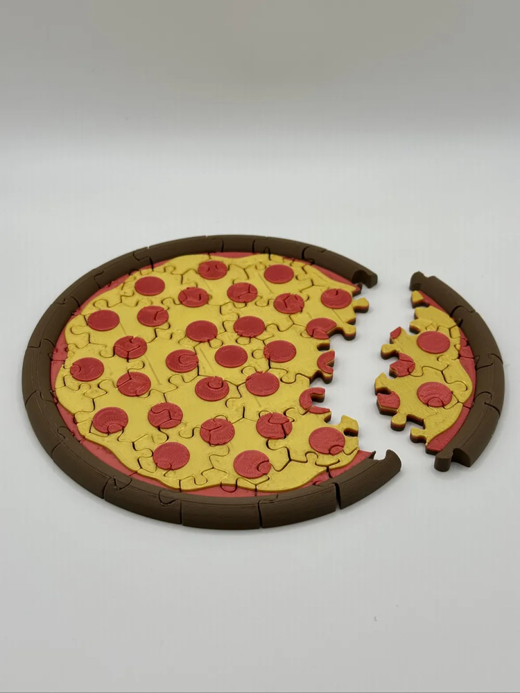 Pizza Puzzle 3D Yapboz | Eğlenceli Pizza Şeklinde Puzzle Oyunu