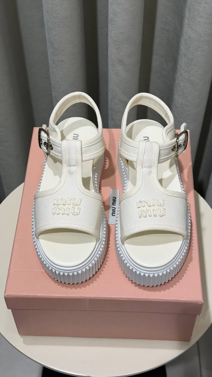 Miu Miu Platform Sandalet