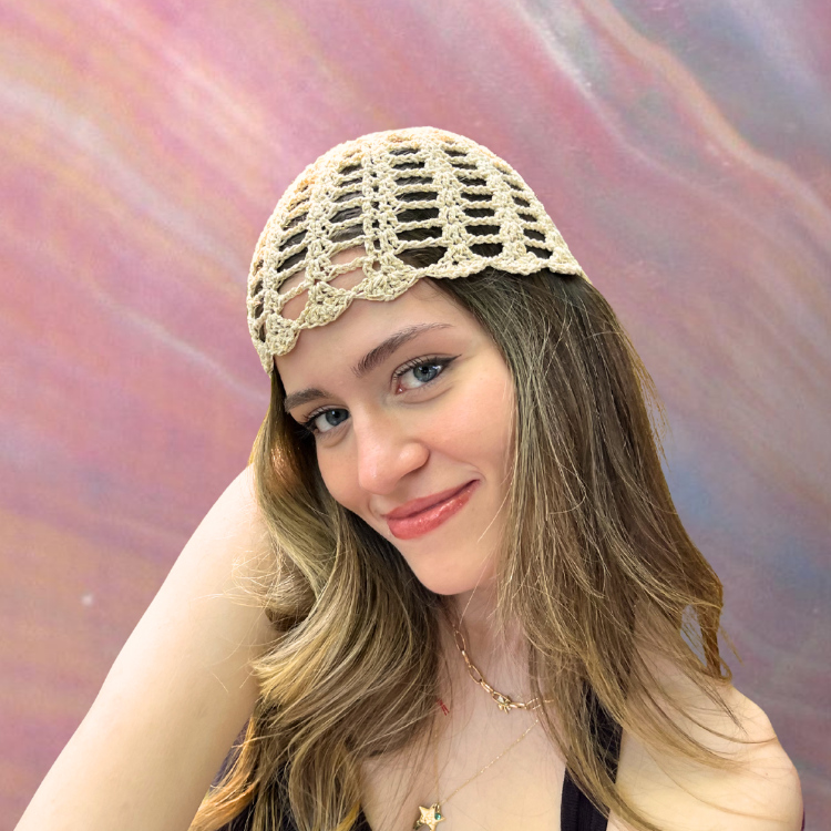 Krem Mesh Skull Cap