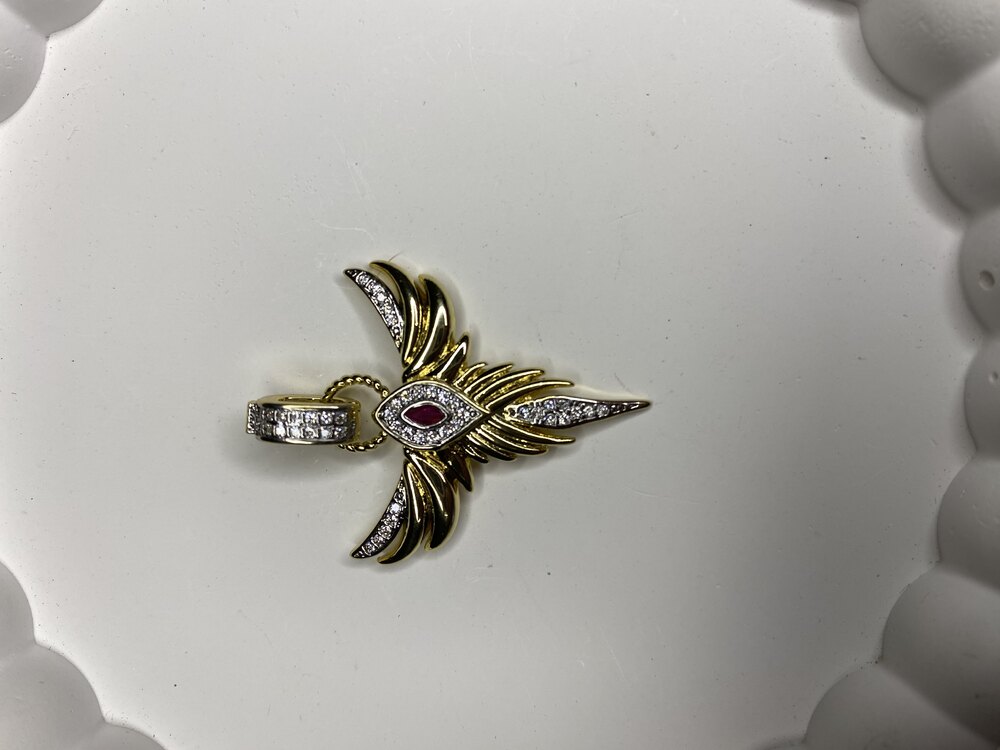 Anka kuşu charm