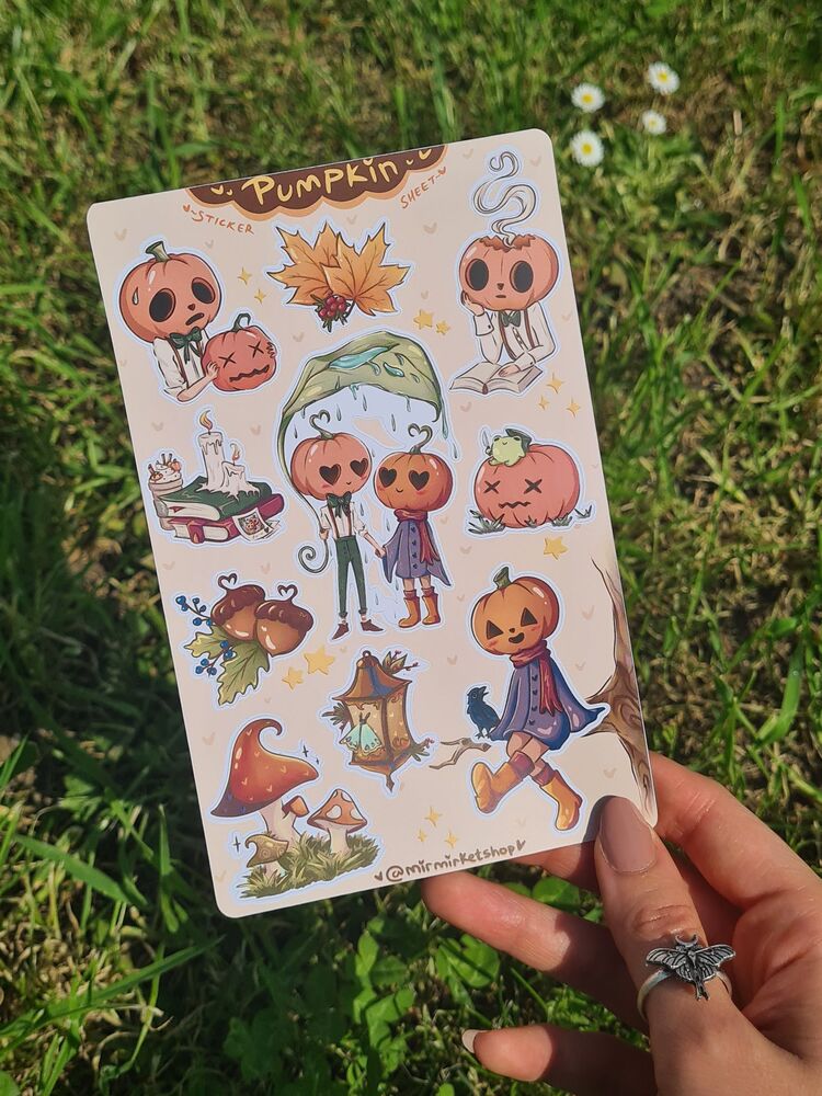 Kurkin Sticker Pumpkin Sticker Seti | mirmirketshop