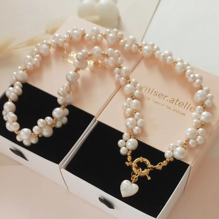 ' FLORA GERÇEK İNCİ KOLYE ' ✨️