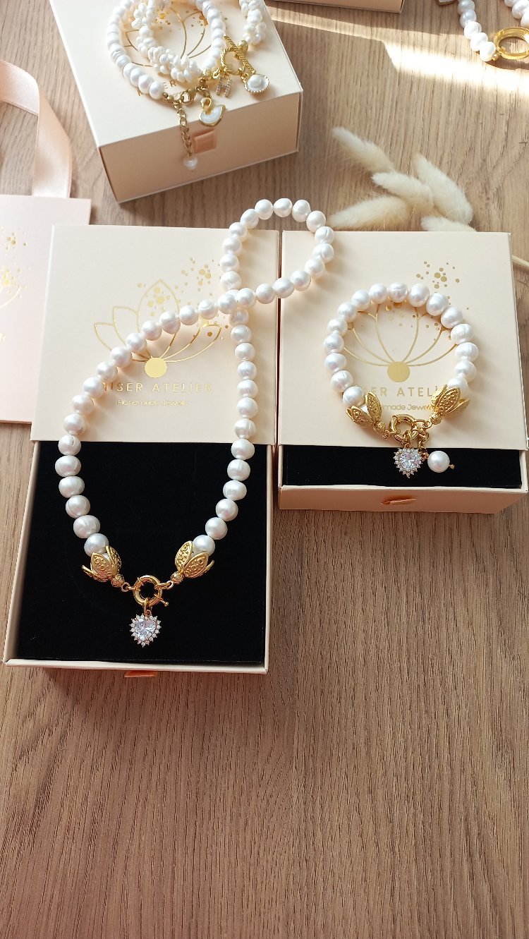 'ADEN EKSTRA KALP SET ' İnci küpe hediyeli ♡
