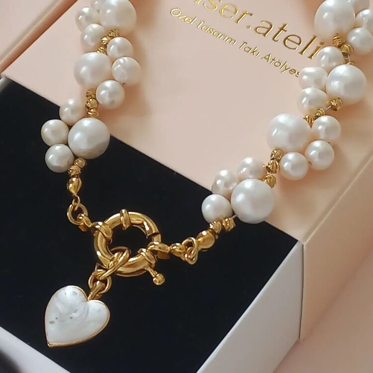 ' FLORA GERÇEK İNCİ KOLYE ' ✨️