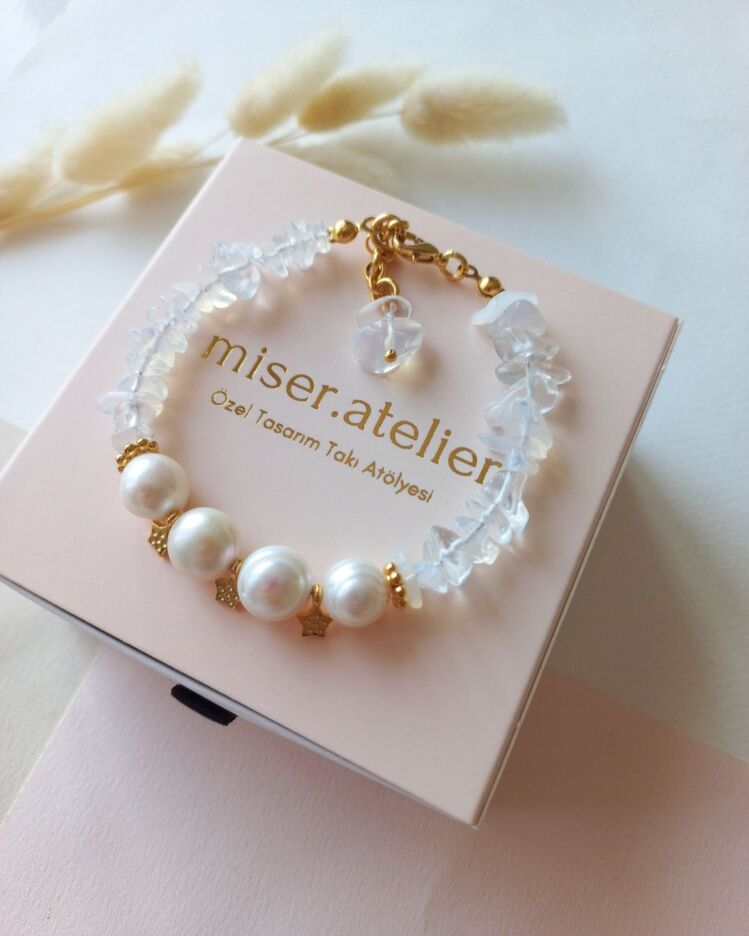 ' OPAL & İNCİ ' BİLEKLİK