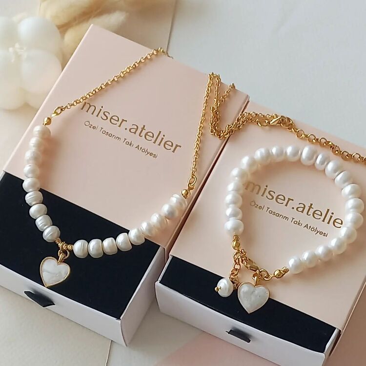 ' PERLA SET 'Gerçek İnci