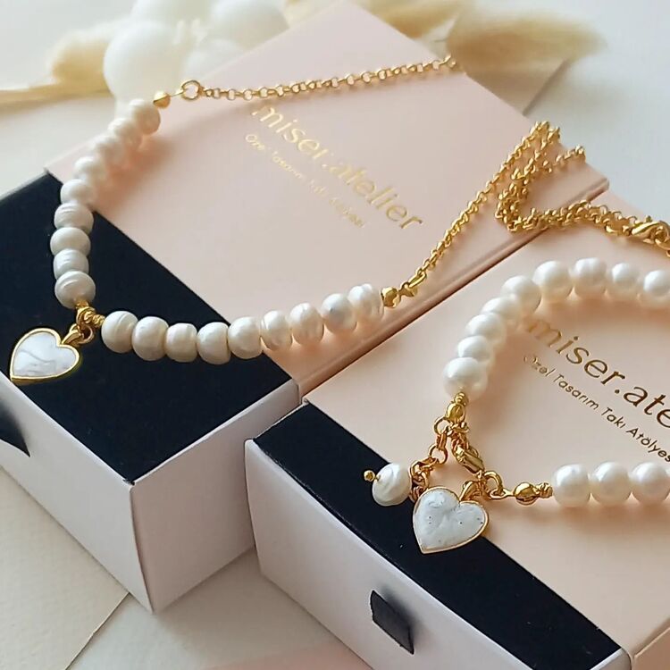 ' PERLA SET 'Gerçek İnci