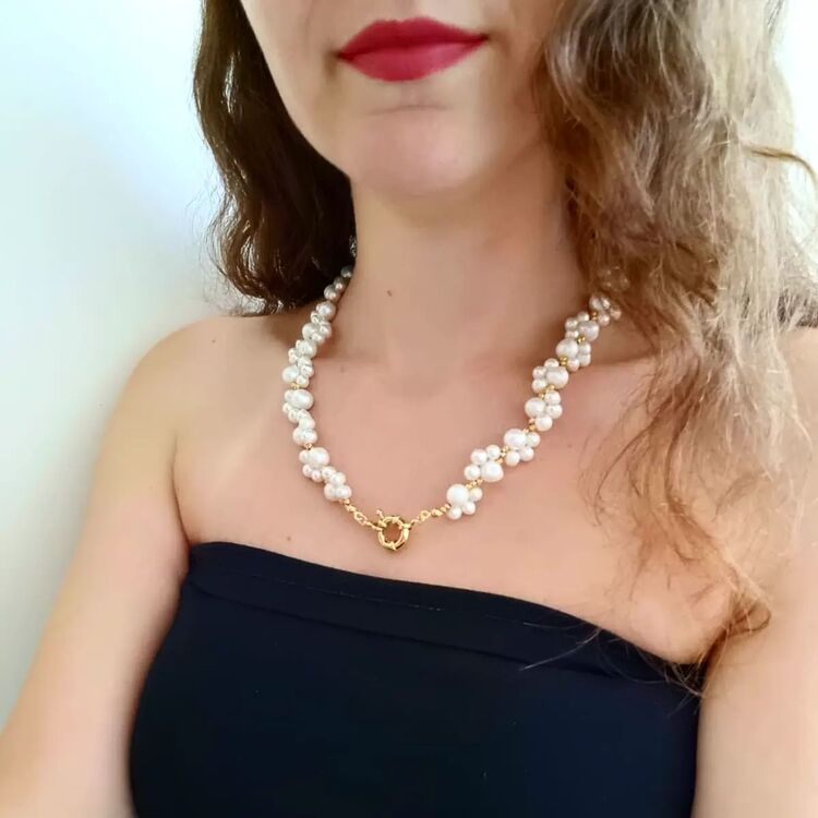 ' FLORA GERÇEK İNCİ KOLYE ' ✨️