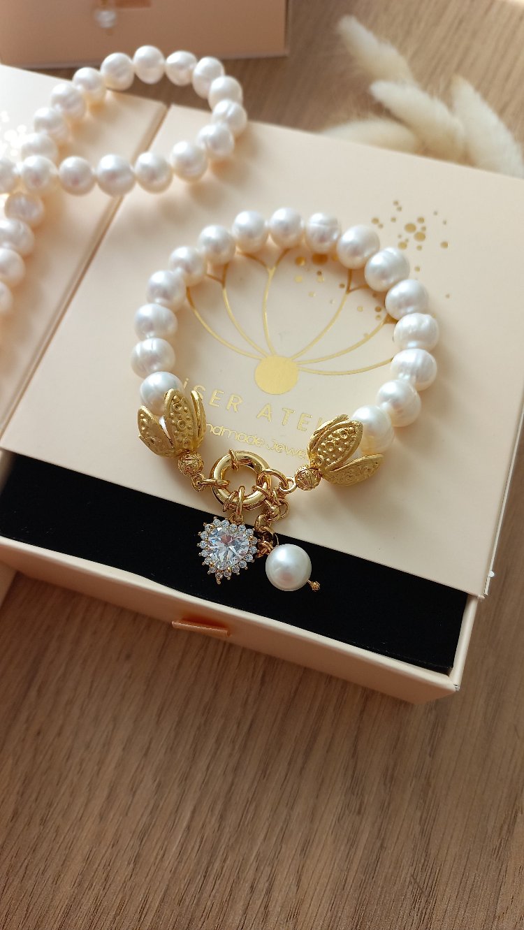 'ADEN EKSTRA KALP SET ' İnci küpe hediyeli ♡