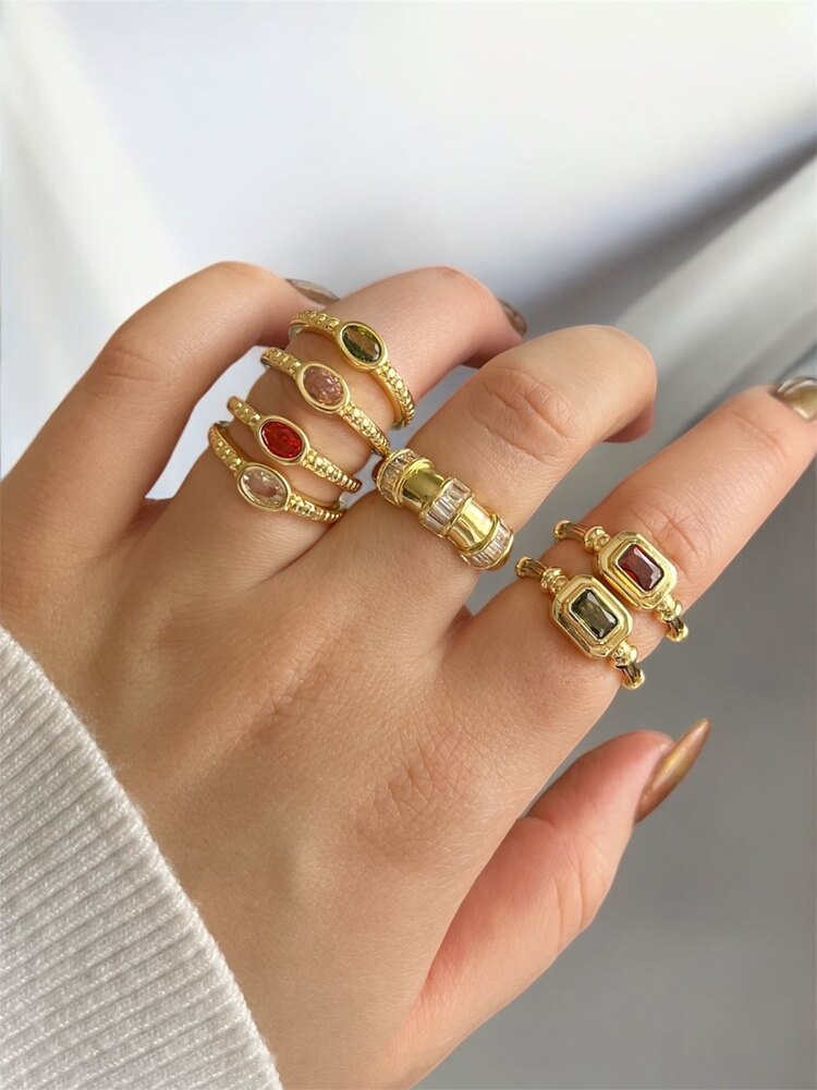 VIP Vintage Seri Taşlı Yüzükler