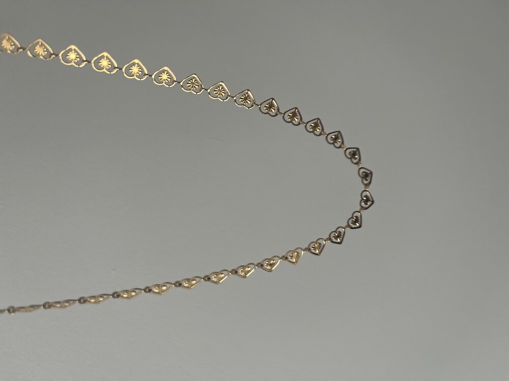Kalp Choker Kolye | Çelik
