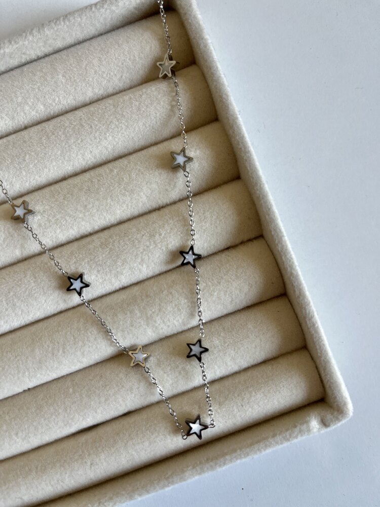 Yıldız Choker Kolye | Çelik