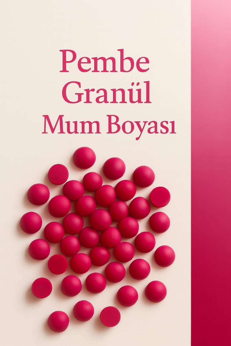 Granül Mum Boyası Yüksek Kaliteli Mum Boya Pigmenti, Hobi ve Mum Yapma Malzemesi