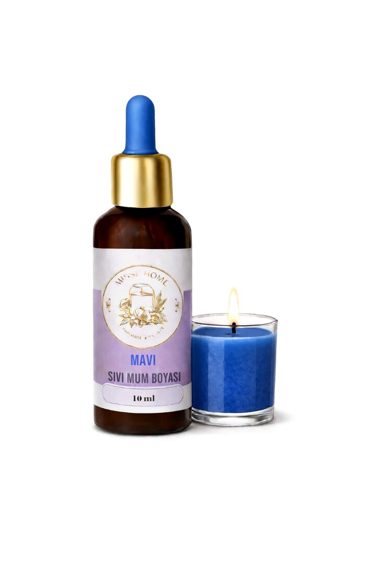 Sıvı Mum Boyası Likit Boya Sıvı Pigment, Hobi ve Mum Yapma Malzemesi