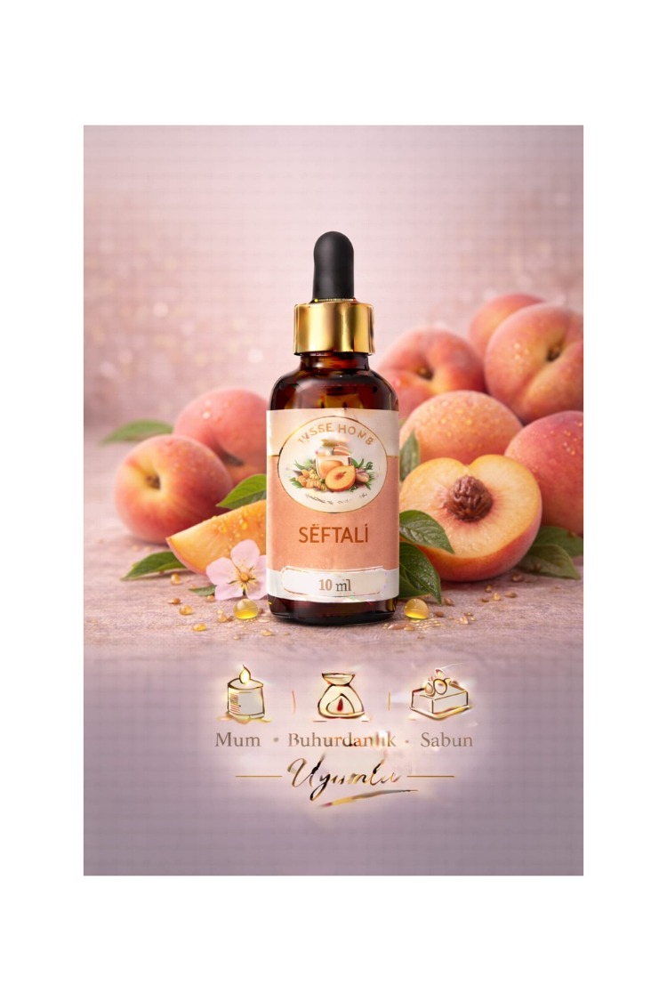 10 ML Meyve Serisi Mum, Sabun, Buhurdanlık, Oda Kokusu Esansı Yoğun Aromalı