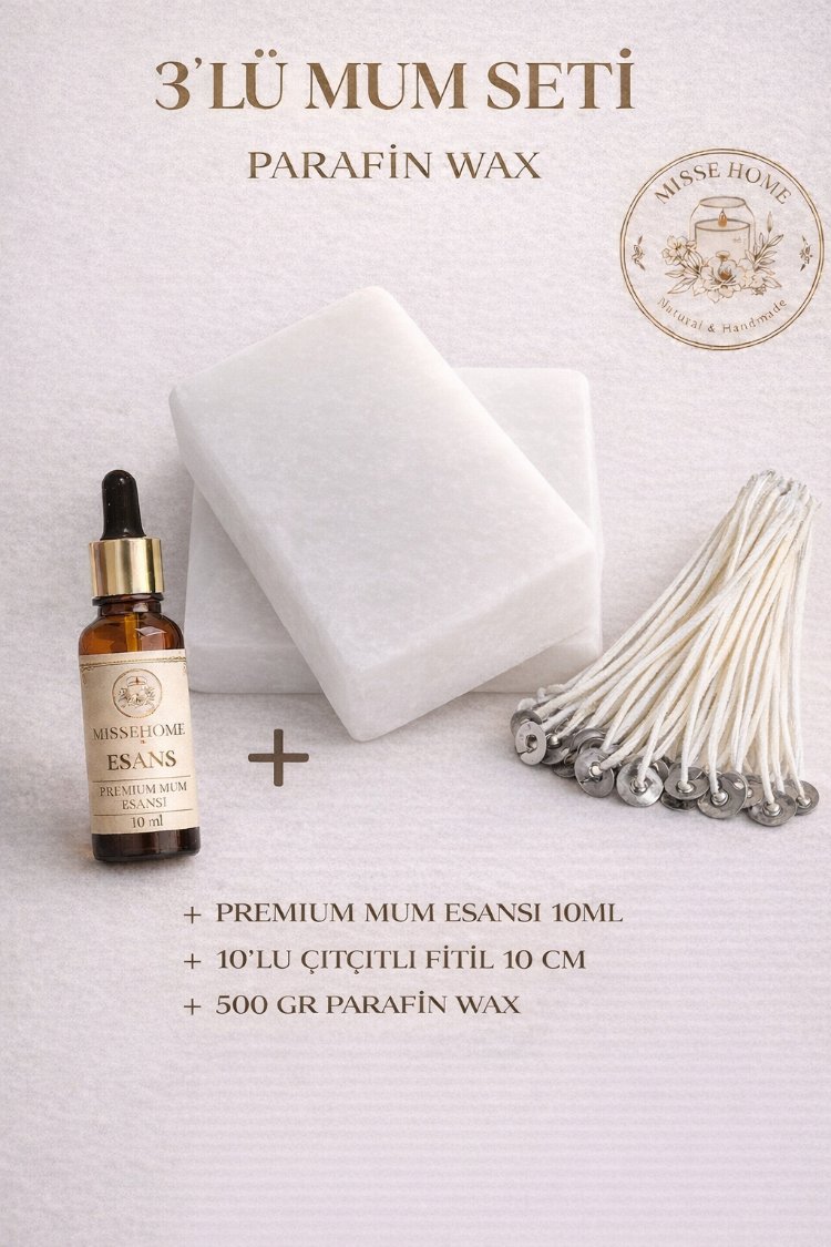 Parafin Wax Mum Yapım Seti (Start)