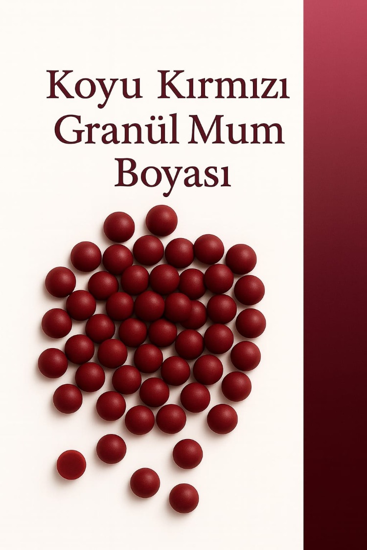 Granül Mum Boyası Yüksek Kaliteli Mum Boya Pigmenti, Hobi ve Mum Yapma Malzemesi