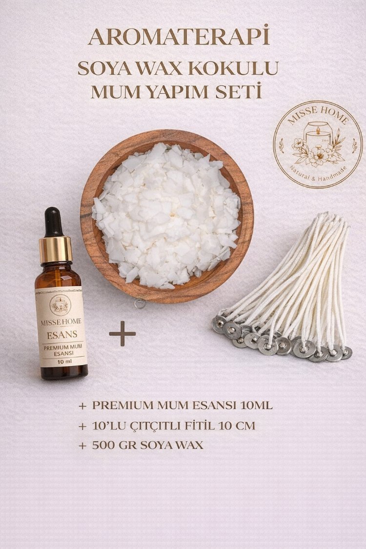 Soya Wax Mum Yapım Seti (Start)