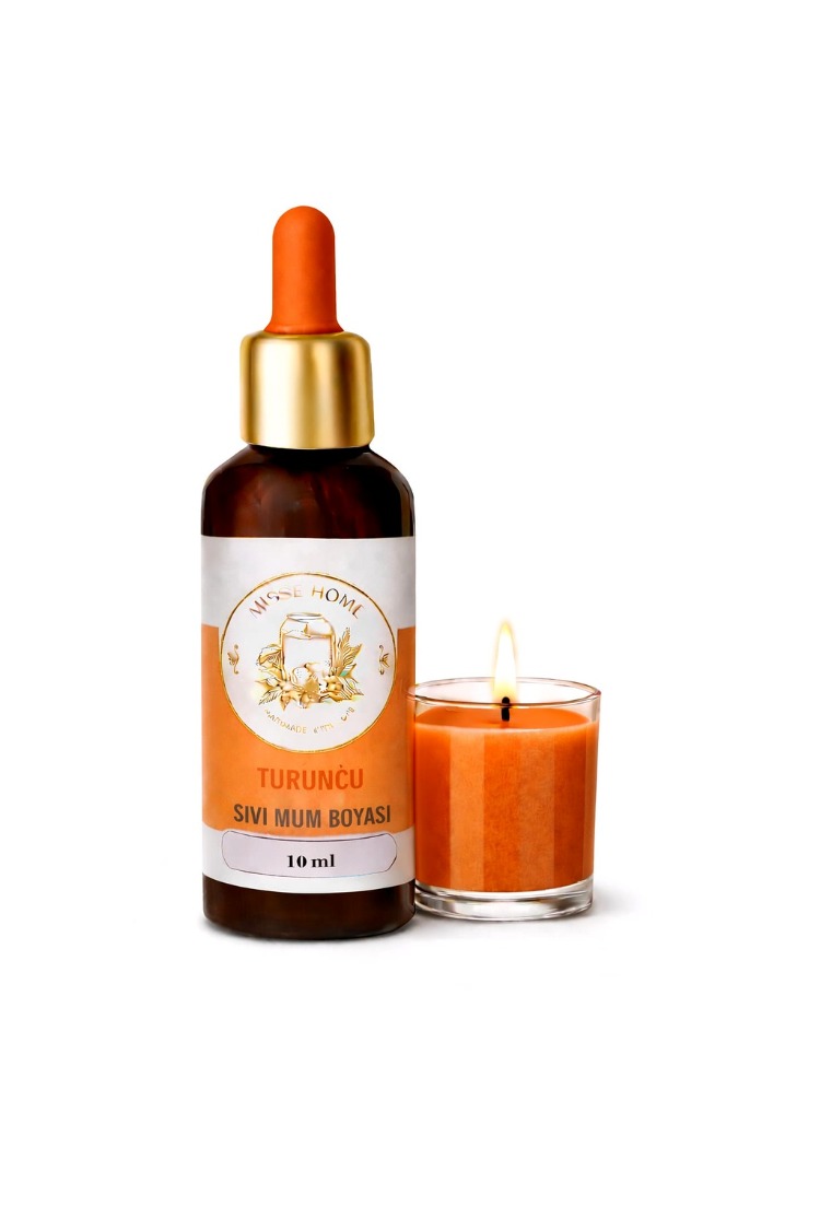 Sıvı Mum Boyası Likit Boya Sıvı Pigment, Hobi ve Mum Yapma Malzemesi
