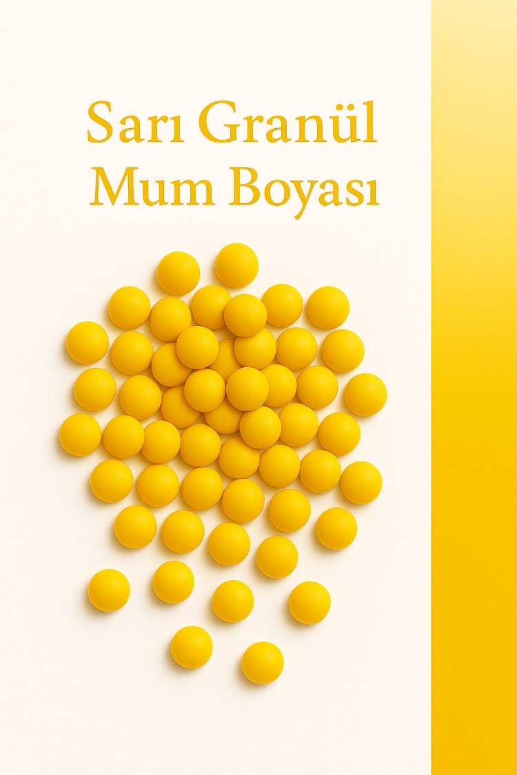 Granül Mum Boyası Yüksek Kaliteli Mum Boya Pigmenti, Hobi ve Mum Yapma Malzemesi