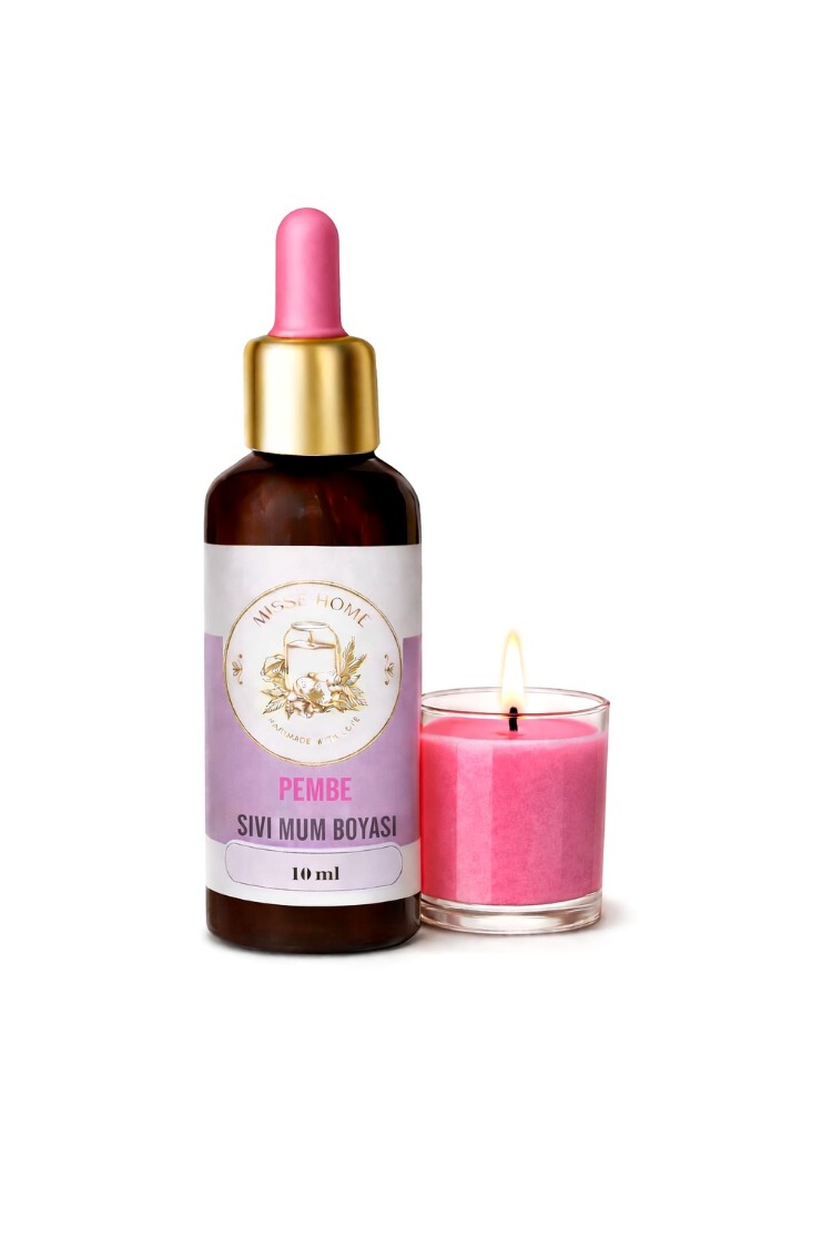 Sıvı Mum Boyası Likit Boya Sıvı Pigment, Hobi ve Mum Yapma Malzemesi