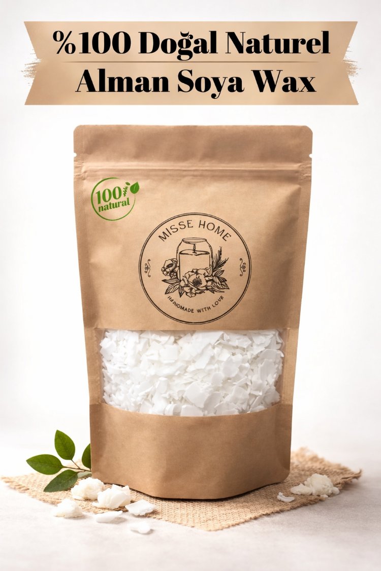 Soya Wax %100 Doğal Bitkisel ALMANYA MENŞELİ (Flake)