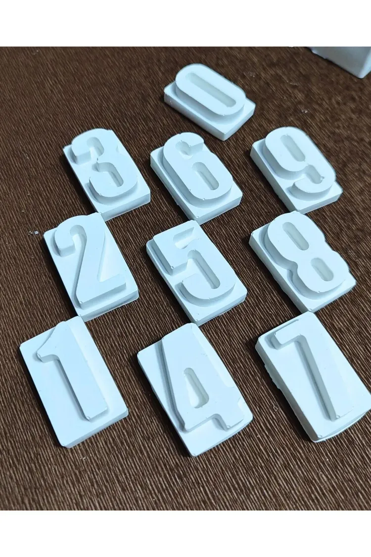 36 Adet (3D) Harf ve Sayılar Taş Boyama Figür Çocuk Gelişimi Boyama Etkinlik