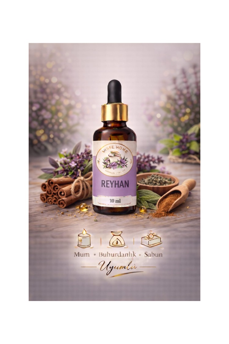 10 ML Çiçek Serisi Mum, Sabun, Buhurdanlık, Oda Kokusu Esansı Yoğun Aromalı