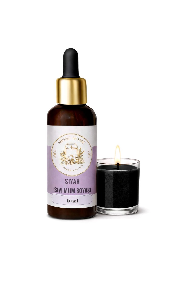Sıvı Mum Boyası Likit Boya Sıvı Pigment, Hobi ve Mum Yapma Malzemesi