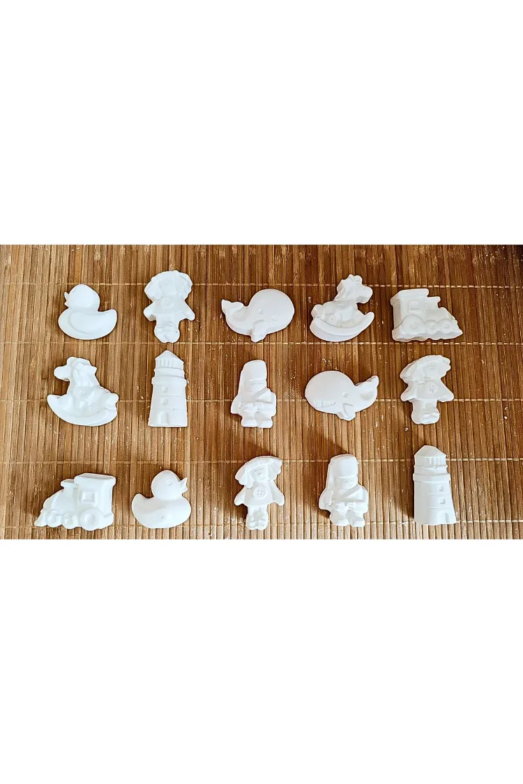 15 Adet (3D) Sevimli Farklı Figürlü Taş Boyama Seti Çocuk Gelişimi Etkinlik