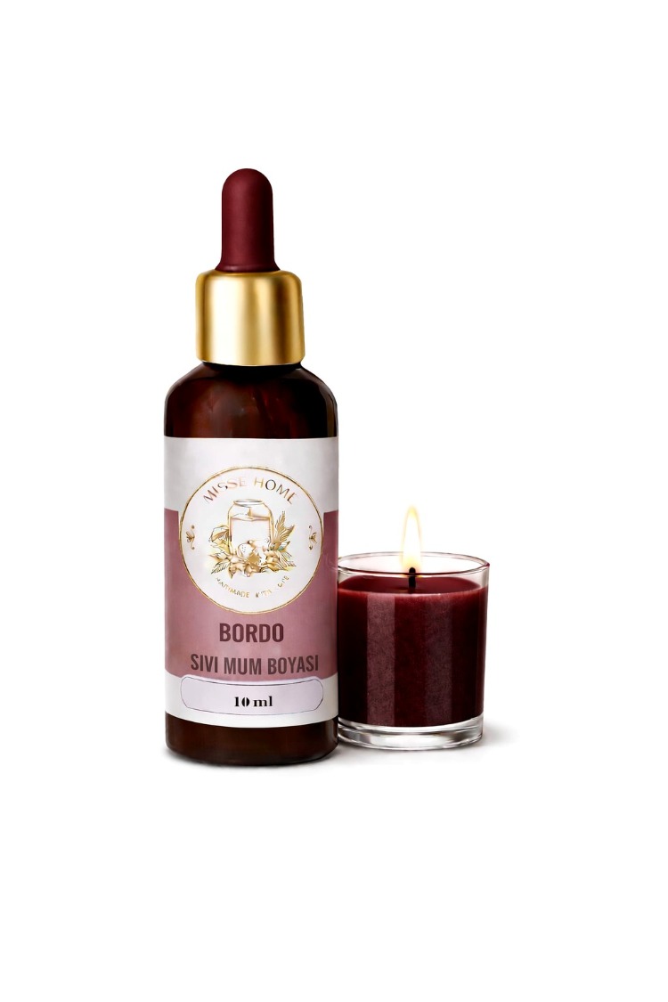 Sıvı Mum Boyası Likit Boya Sıvı Pigment, Hobi ve Mum Yapma Malzemesi
