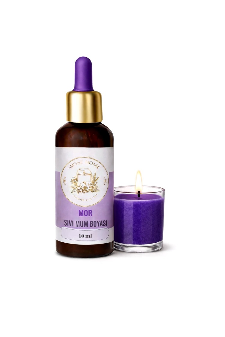Sıvı Mum Boyası Likit Boya Sıvı Pigment, Hobi ve Mum Yapma Malzemesi