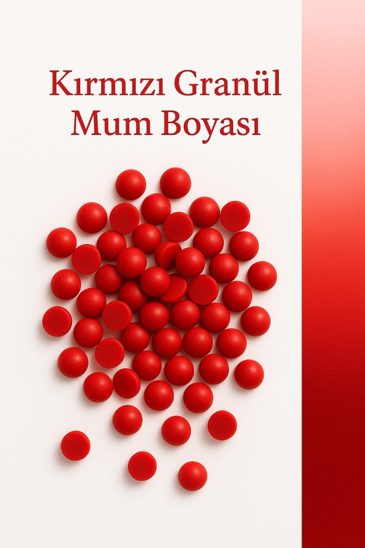Granül Mum Boyası Yüksek Kaliteli Mum Boya Pigmenti, Hobi ve Mum Yapma Malzemesi