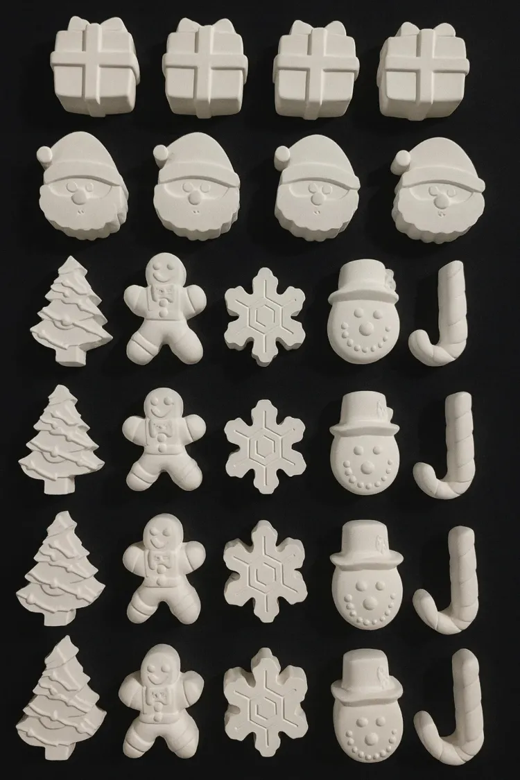 28 Adet (3D) Noel, Yılbaşı, Kış, Christmas Taş Boyama Figür Çocuk Gelişimi