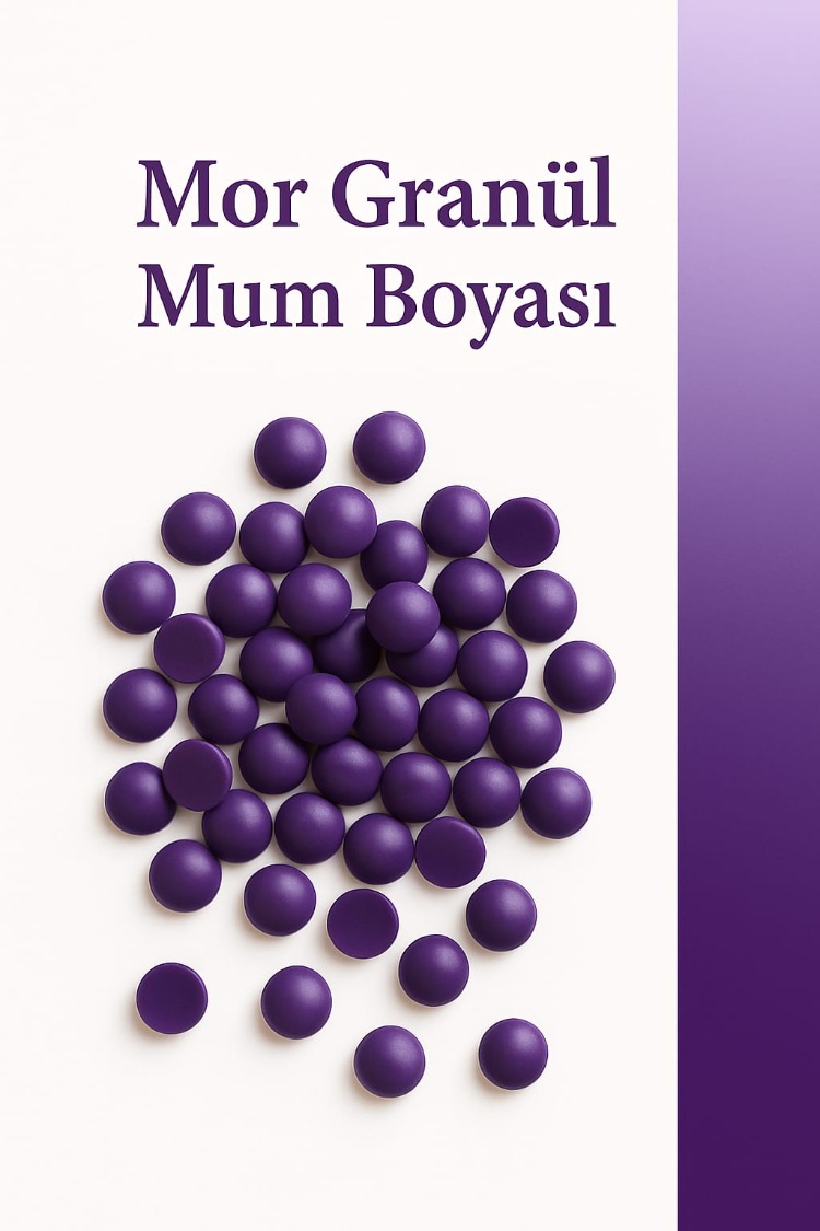 Granül Mum Boyası Yüksek Kaliteli Mum Boya Pigmenti, Hobi ve Mum Yapma Malzemesi