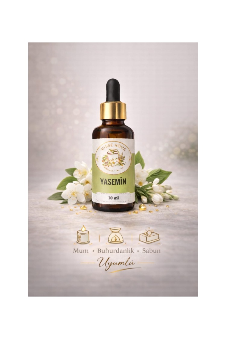 10 ML Çiçek Serisi Mum, Sabun, Buhurdanlık, Oda Kokusu Esansı Yoğun Aromalı