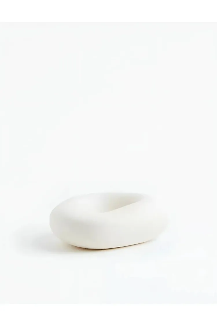 Dokulu Düzensiz Tealight Mumluk (TEALİGHT HEDİYELİDİR)