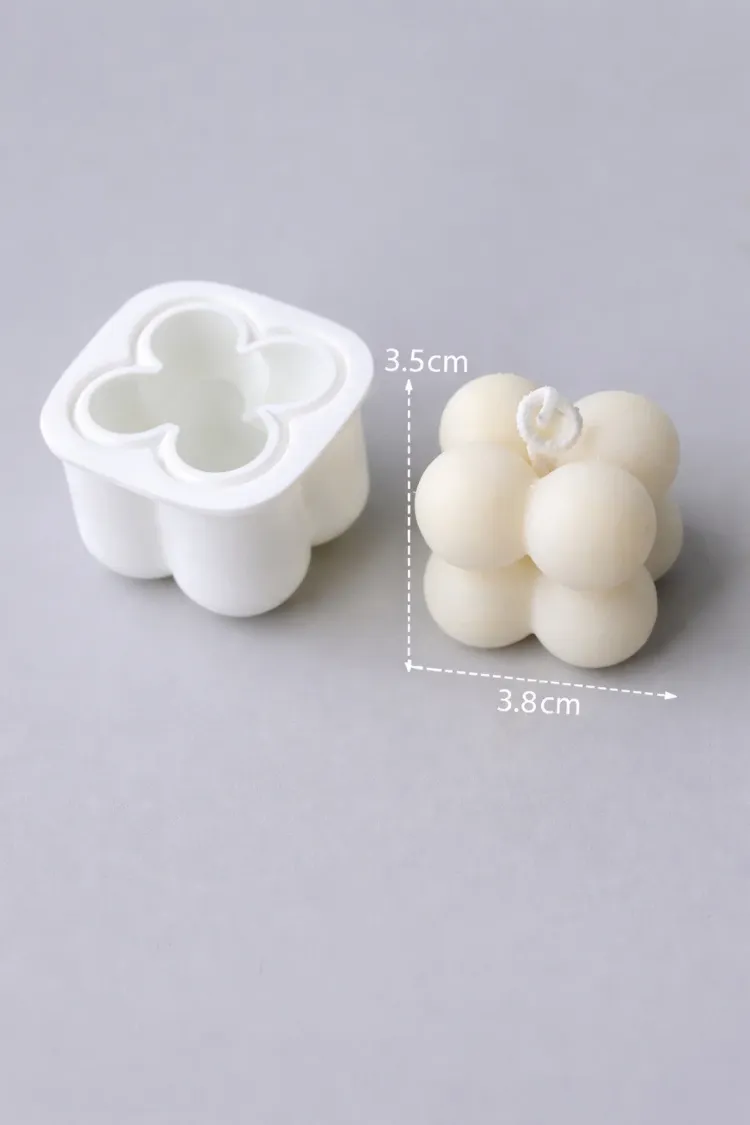 Bubble Mini Slikon Mum Kalıbı 4 x 4 cm