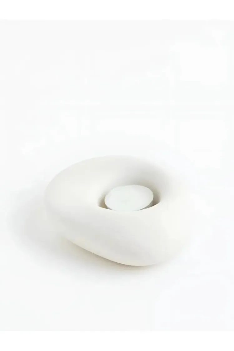Dokulu Düzensiz Tealight Mumluk (TEALİGHT HEDİYELİDİR)