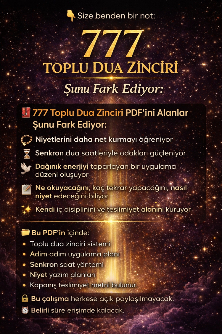 Toplu Dua Zinciri • 777 