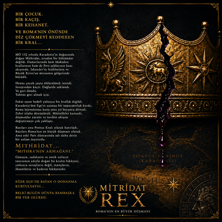 MİTRİDAT REX Roma’nın En Büyük Düşmanı