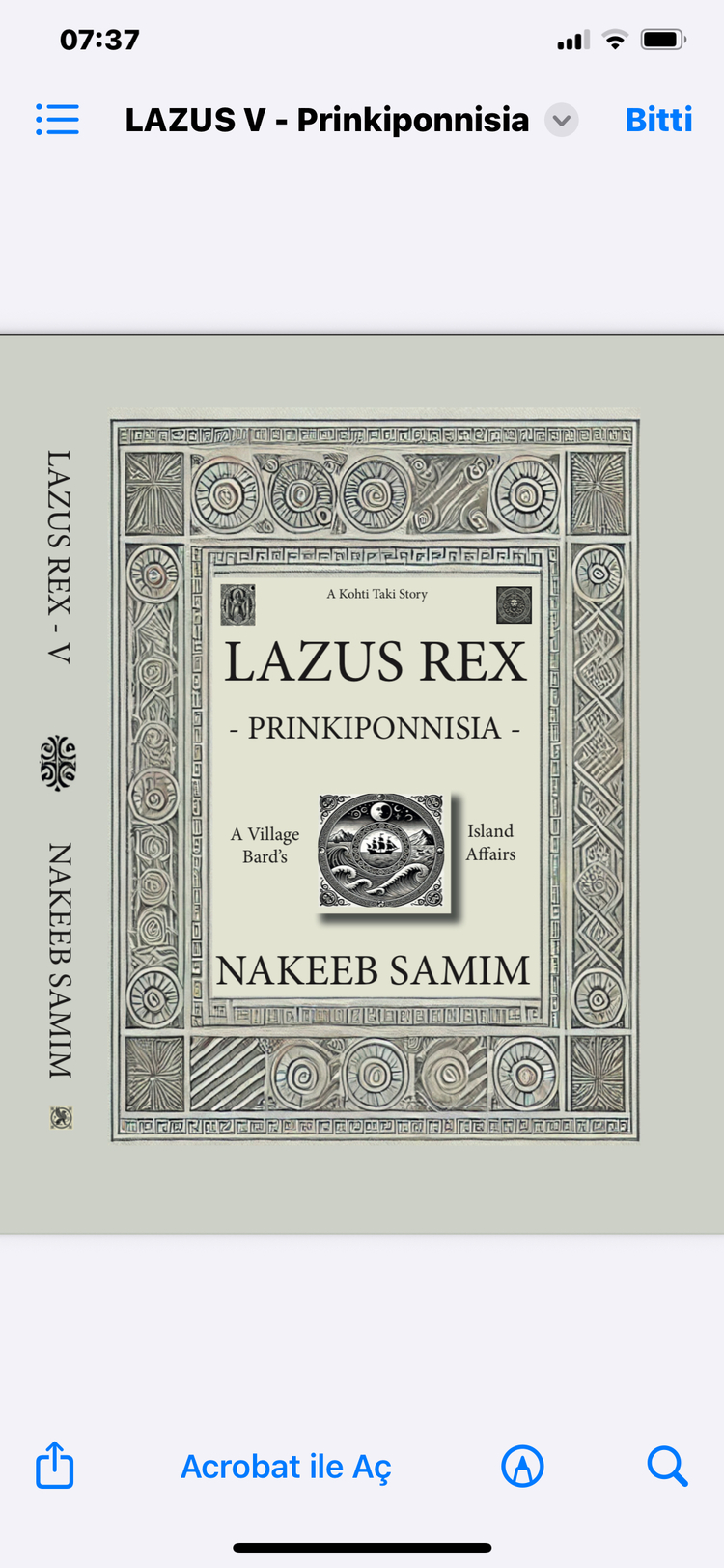 Lazus REX -Prinkiponnisia- ebook ENGLISH