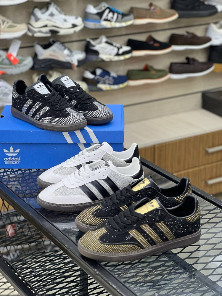 Adidas samba taşlı ayakkabı