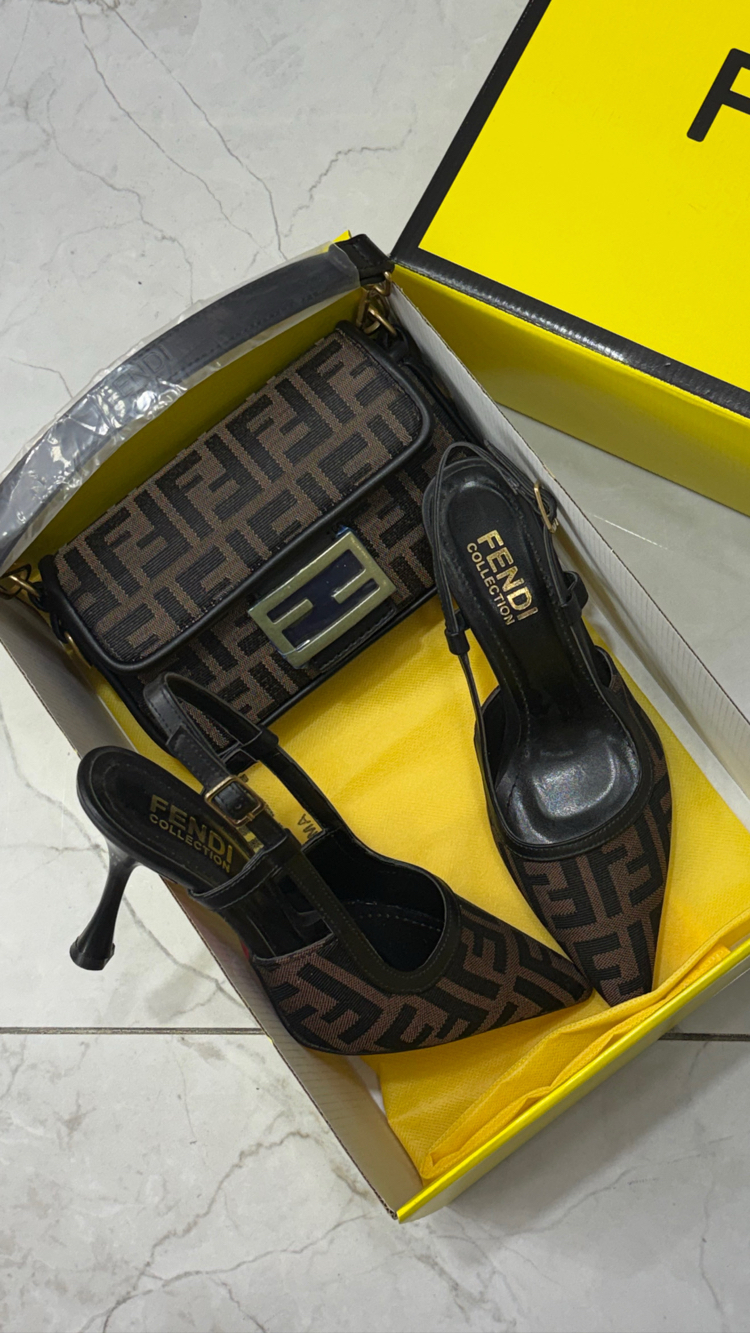 Fendi Set (Ayakkabı&Çanta) 