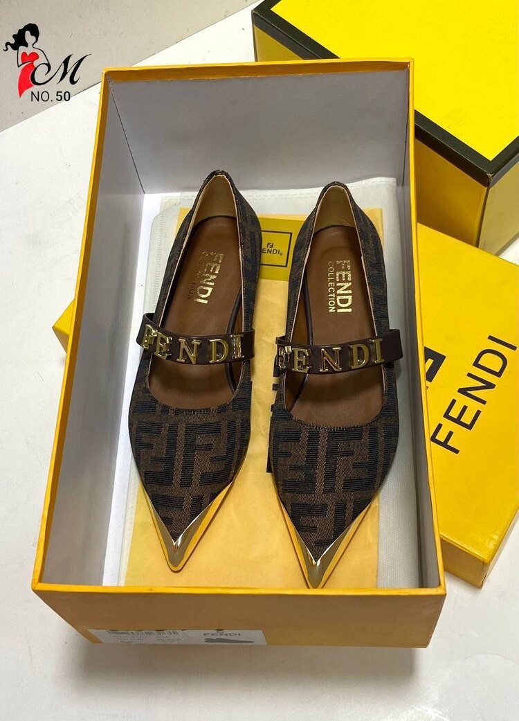 Fendi kahve babet 